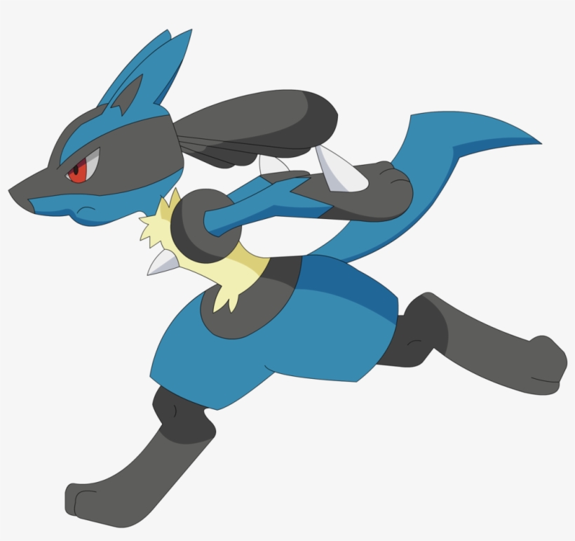 Here Comes Anubis Now A Deep, Driving Sweep Into The - Pokemon Lucario Side View, transparent png download