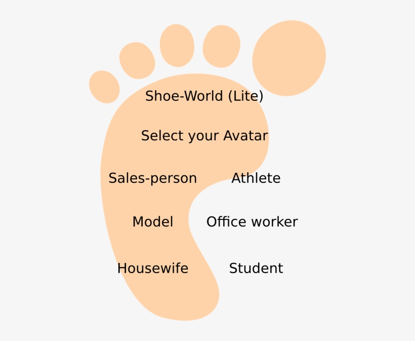Foot Outline Svg Clip Arts 468 X 593 Px, transparent png download