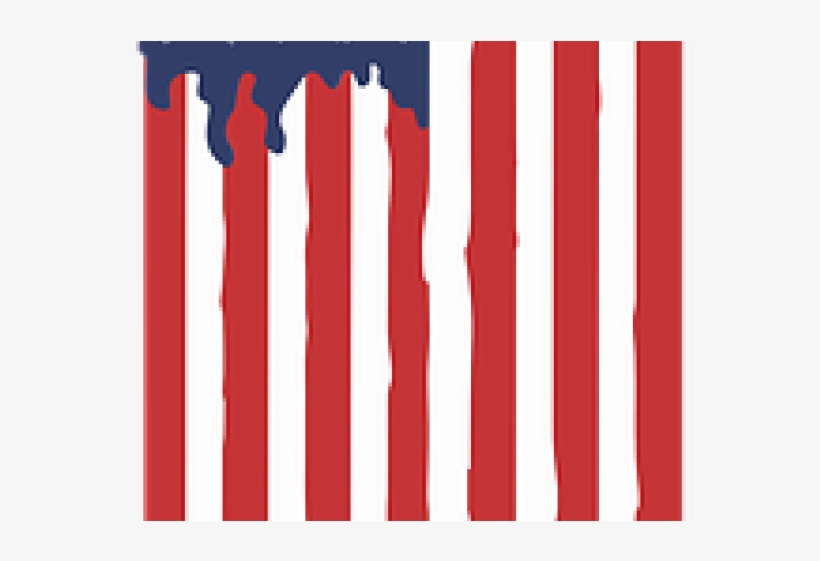 Drawn American Flag Transparent Background - Picket Fence, transparent png download