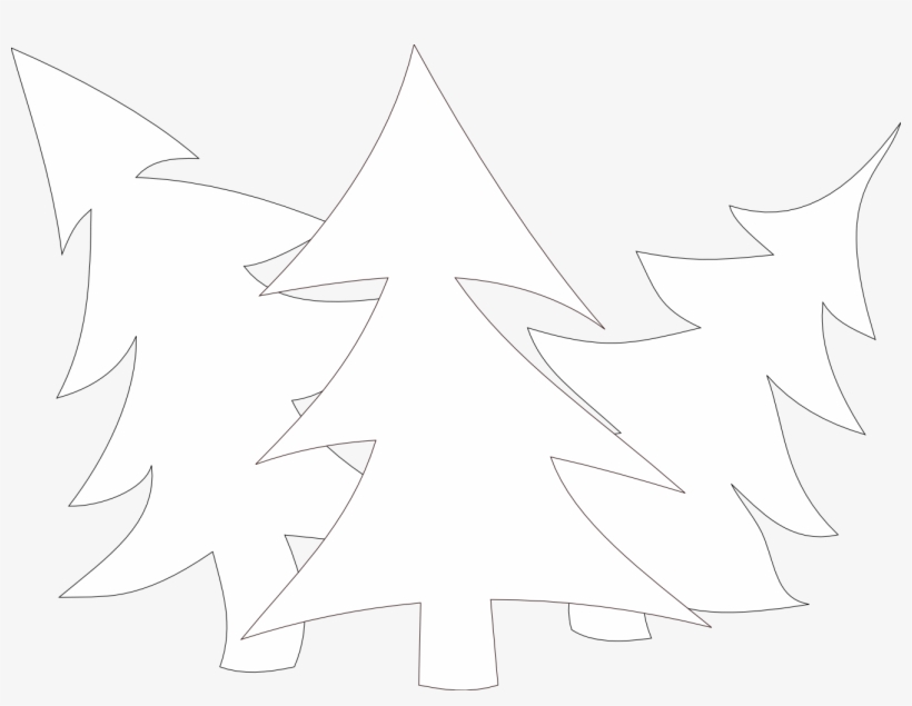 Christmas Tree Black And White Black And White Christmas - Christmas Day, transparent png download