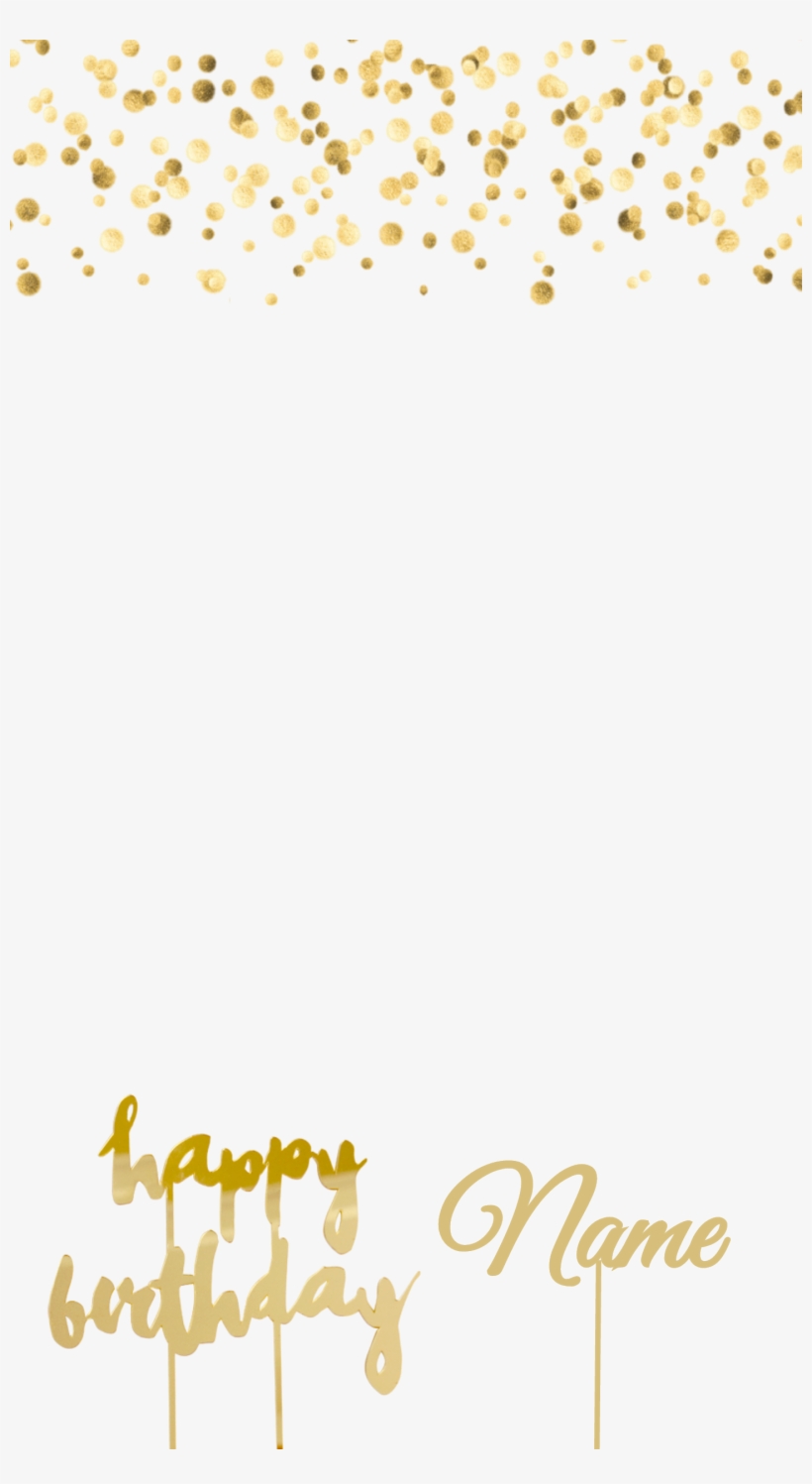 Click To Customize - Happy Birthday Geofilter Png, transparent png download