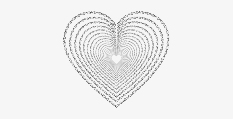 Heart Spiral Simple Past Computer Icons Helix - Saigon Central Post Office, transparent png download