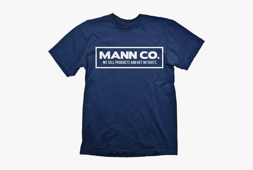 Team Fortress 2 T-shirt Mann Co - Ringer Tee Navy, transparent png download