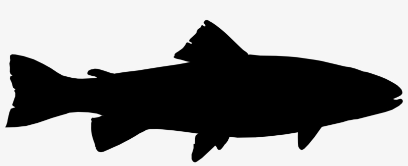 Fisherman Silhouette Clip Art At Getdrawings - Trout Silhouette Png, transparent png download