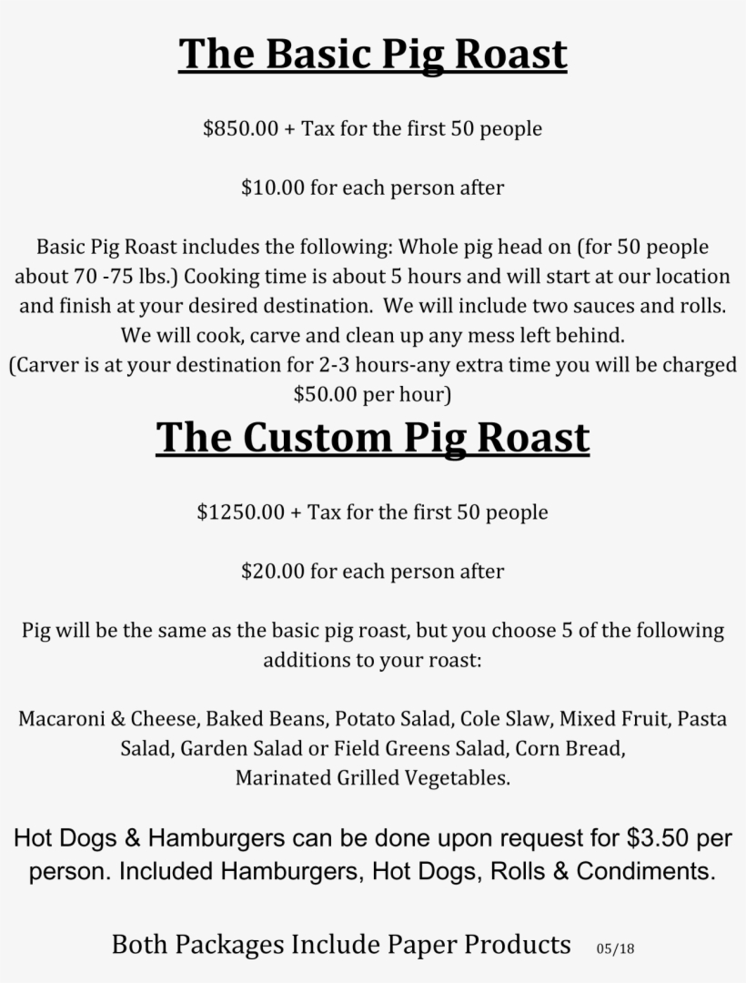 Pig Roast1 - Pig, transparent png download