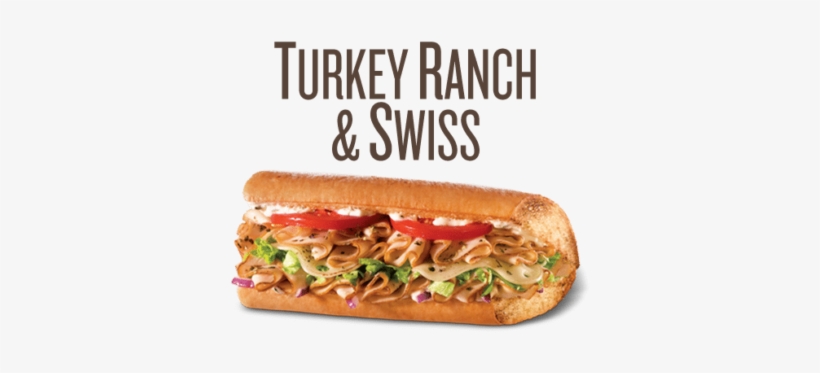 Turkey Ranch & Swiss From Quiznos - Quiznos Turkey Ranch And Swiss, transparent png download