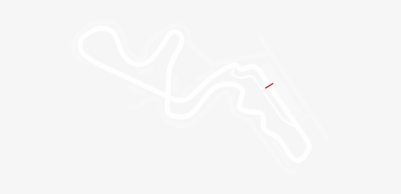 Grand Prix Track Map In White - Flying Disc, transparent png download