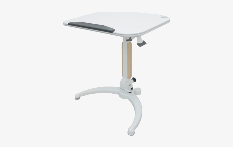 Ergoworks Impact Sit Stand Foldable Desk Ip-333l White - Desk, transparent png download