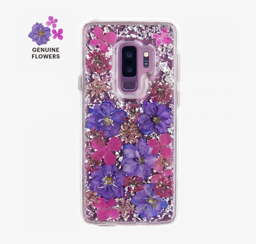Case-mate Samsung Galaxy S9 Purple Karat Petals Back - Case Mate Petals Case, transparent png download