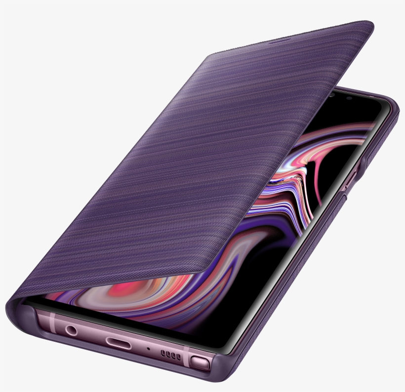 Samsung Galaxy Note 9 Led Wallet Cover Lavender Purple - Lavender Note 9, transparent png download