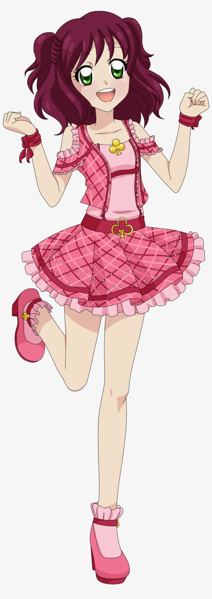 Nakahara Akemi Pink Step Coord - Cartoon, transparent png download