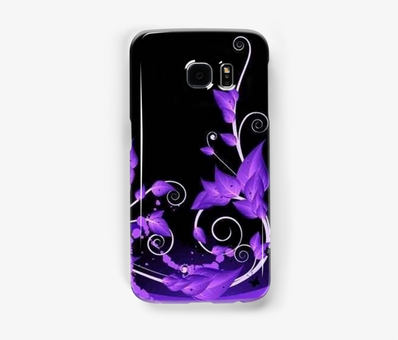 Leafy Purple Vines - Mobile Phone Case, transparent png download