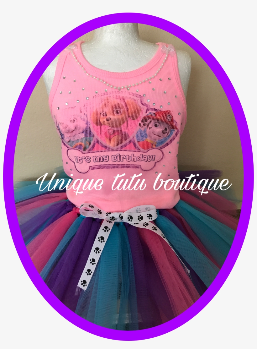 Paw Patrol Tutu - Paw Decals By Tv's Toy Box - Paw Patrol Skye Easy Move, transparent png download