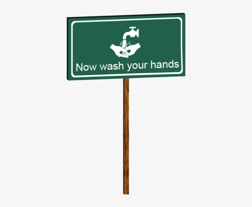 Wash Hands Sign - Clean Hands Save Lives Please Sanitise Your Hands Sign, transparent png download