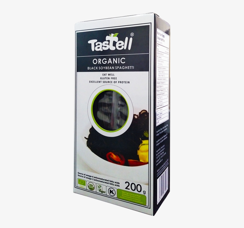 Tt001 Sq2 - Tastell Organic Soybean Spaghetti, transparent png download