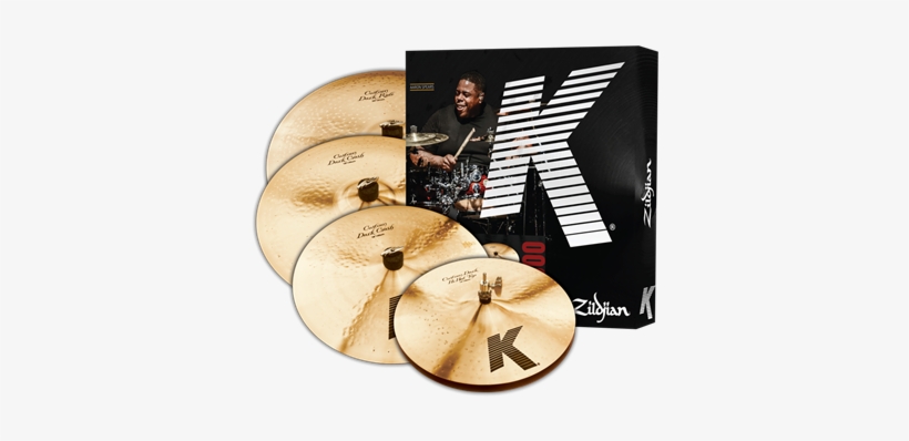 Zildjian K Custom Dark Kcd900 Cymbal Set - Zildjian K Custom Dark Cymbal Set, transparent png download