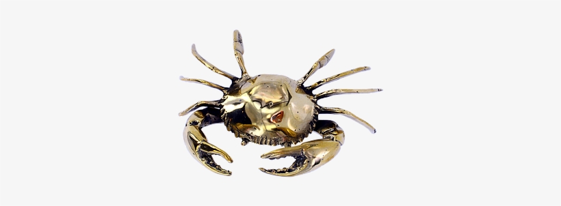 Mr Pinchy Brass Sea Crab - Crab, transparent png download