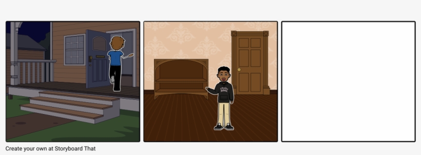 Hide And Seek Storyboard - Cartoon, transparent png download