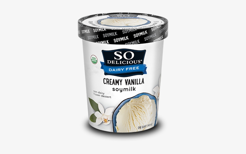 Creamy Vanilla - So Delicious Cashew Vanilla Ice Cream, transparent png download