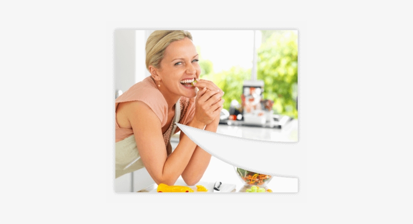 Women Bitting On Finger Nails - Bite Lock, transparent png download