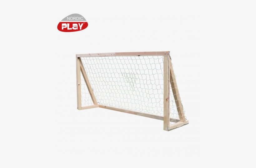 See More Images - Fodboldmål I Træ Med Net 300x200 Cm, transparent png download