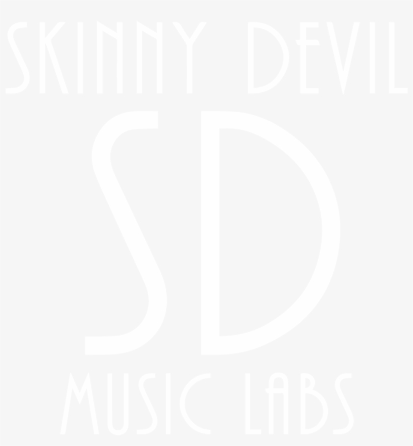 Skinny Devil Music Labs Logo White On Transparent-01 - Johns Hopkins Logo White, transparent png download