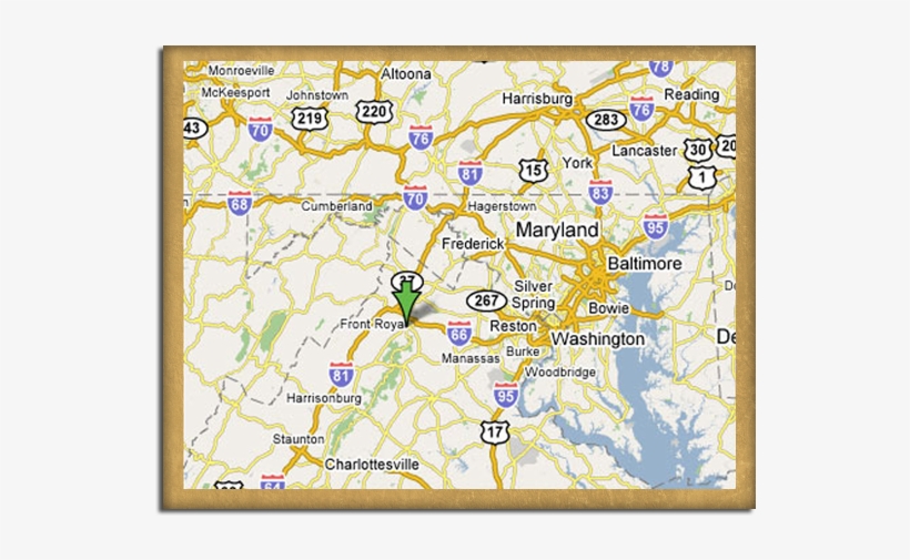 Travel Interstate 95 To Interstate 495 (the Washington - Map Rt 81, transparent png download