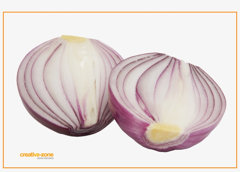 Red Onion Sliced Transparent - Onion, transparent png download