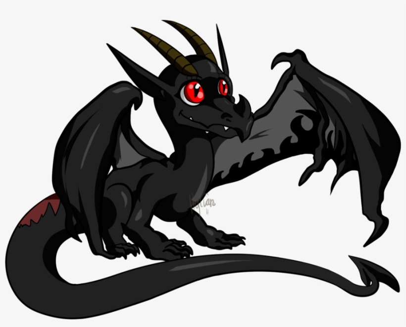 Chibi Teri Dragon By A Hylian Warrior-d3gt29d - Drawing, transparent png download