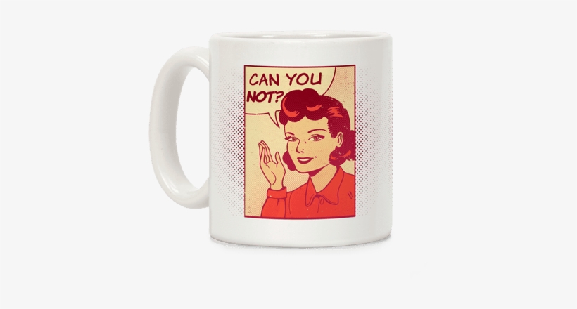 Can You Not Vintage Comic Panel Coffee Mug - Comics, transparent png download