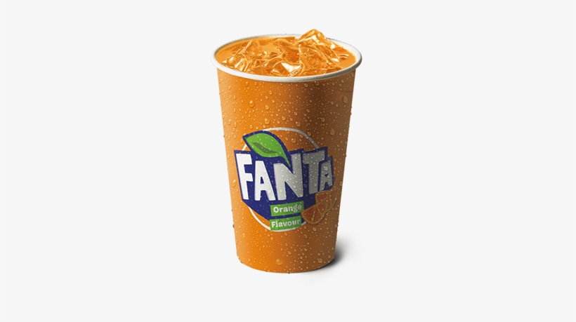 Bright And Bubbly - Fanta Soda In Cup, transparent png download