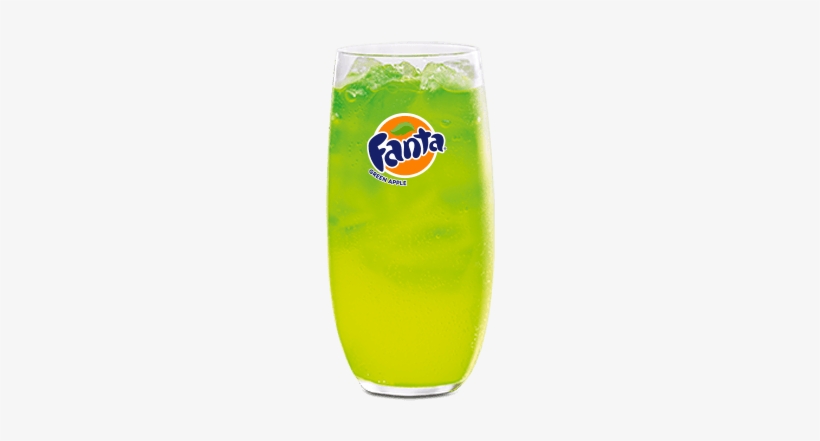 Fanta Green Apple - Mcdonald's, transparent png download