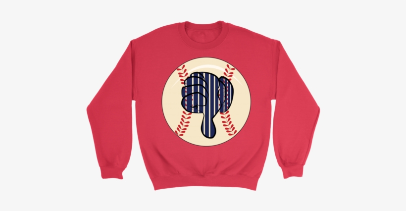 Thumbs Down T Shirt New York Pinstripe Baseball Unisex - Crew Neck, transparent png download