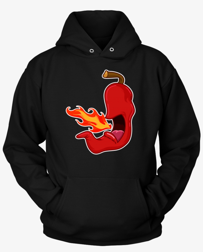 Chili Pepper Breathing Fire, Funny Hot Food Sauce Hoodie - Don't Always Enjoy Being A Retired Nurse, transparent png download