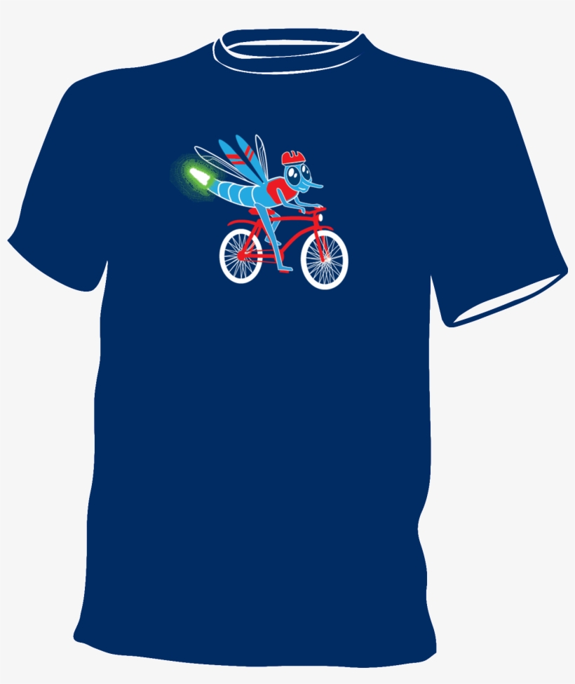 Lightning Bug On A Bike - Illustration, transparent png download