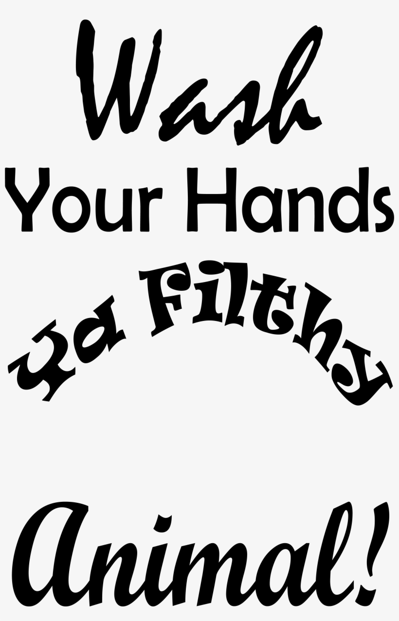 Wash Your Hands Pallet Sign - Bathroom, transparent png download