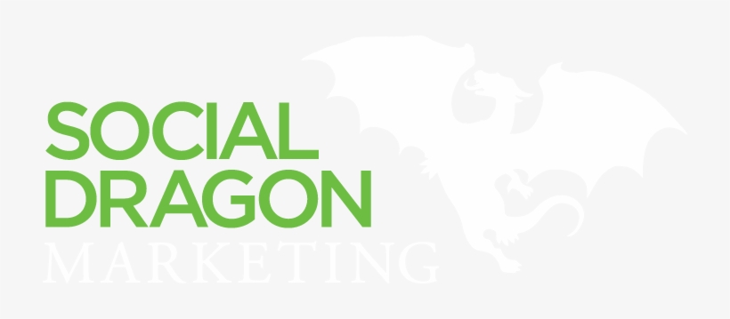 Social Media Marketing - White Dragon Png Logo, transparent png download