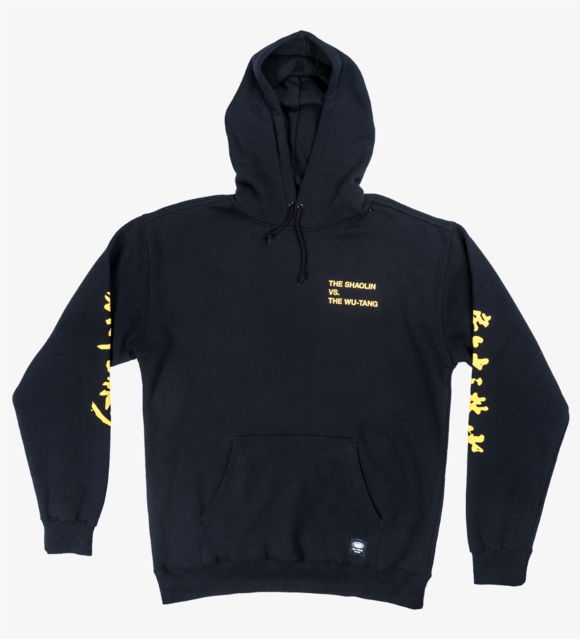 Wu-tang Hoodie - Black - Wu Wear - Wu Tang Hoodie, transparent png download