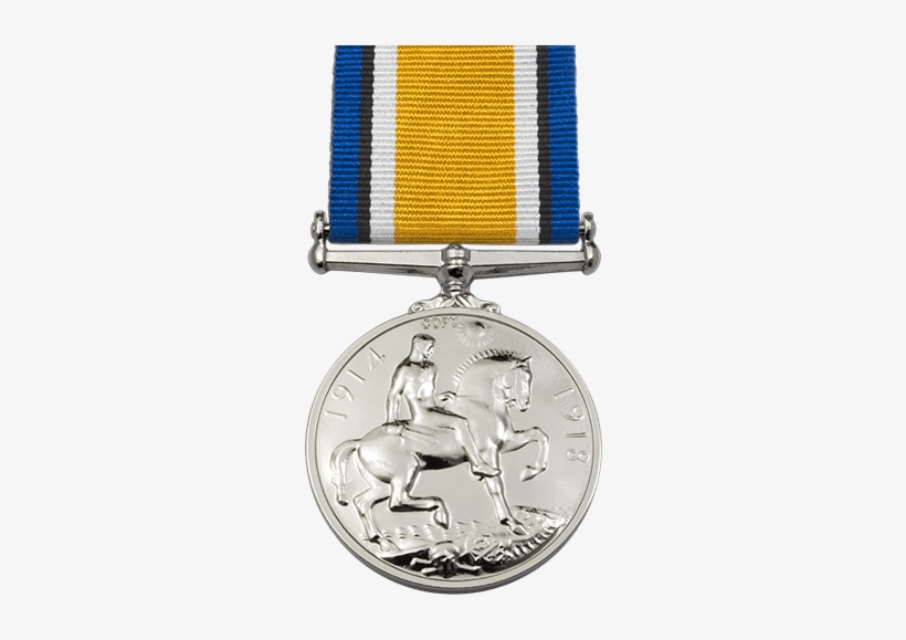 British War Medal Bwm World War 1 Medal Reverse - British War Medal Png, transparent png download
