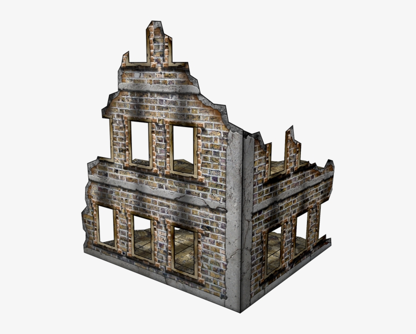 Paper Model Ruins, transparent png download