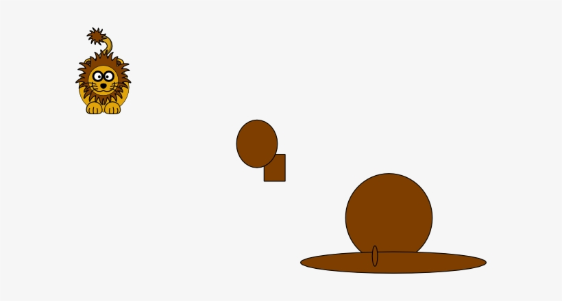 Brown Lion Svg Clip Arts 600 X 360 Px, transparent png download