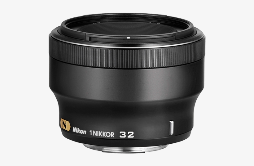 Nikon Announces Nikkor 32mm F/1 - Nikon - 1 Nikkor 32mm F/1.2 Medium Telephoto Lens -, transparent png download