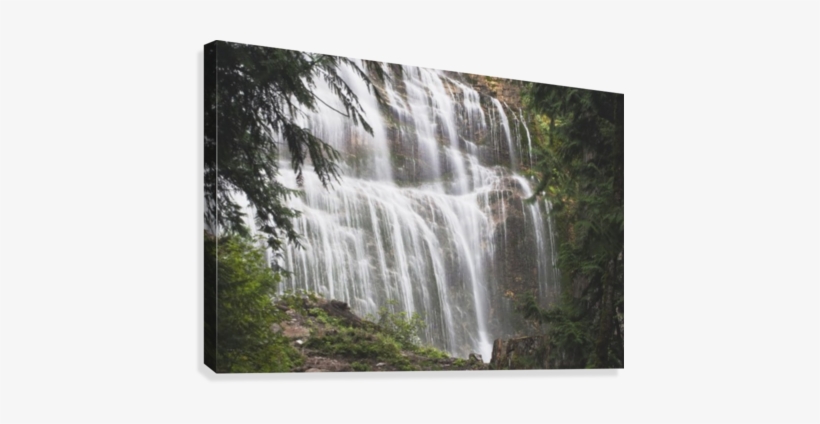 Bridal Veil Falls Canvas Print - Bridal Veil Falls Provincial Park, transparent png download