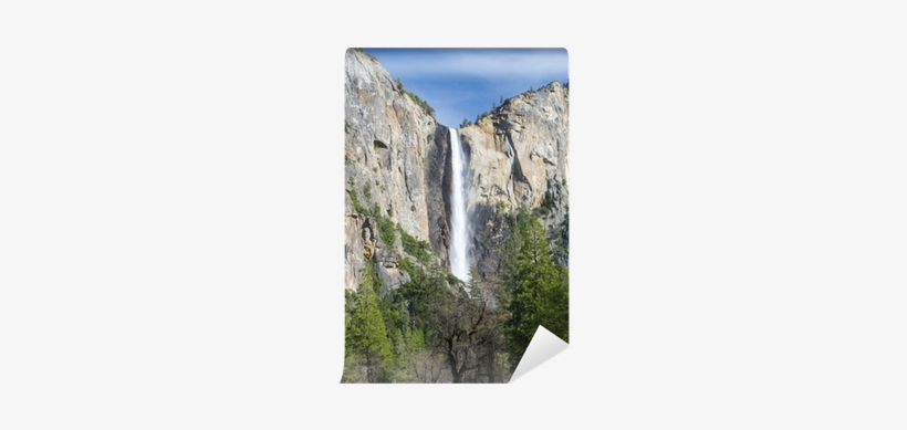 Beautiful Bridal Veil Falls, Yosemite Nat Park, California, - Yosemite National Park, Bridalveil Fall, transparent png download