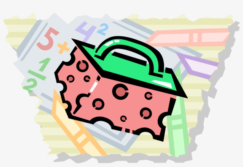 Vector Illustration Of School Classroom Blackboard - School, transparent png download