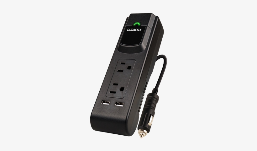 Duracell Drinvps175 Inverter, 175 Watt, Powerstrip - Duracell 175-watt Portable Power Inverter, transparent png download