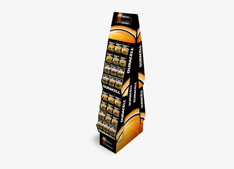 Duracell Brand Display - Display, transparent png download