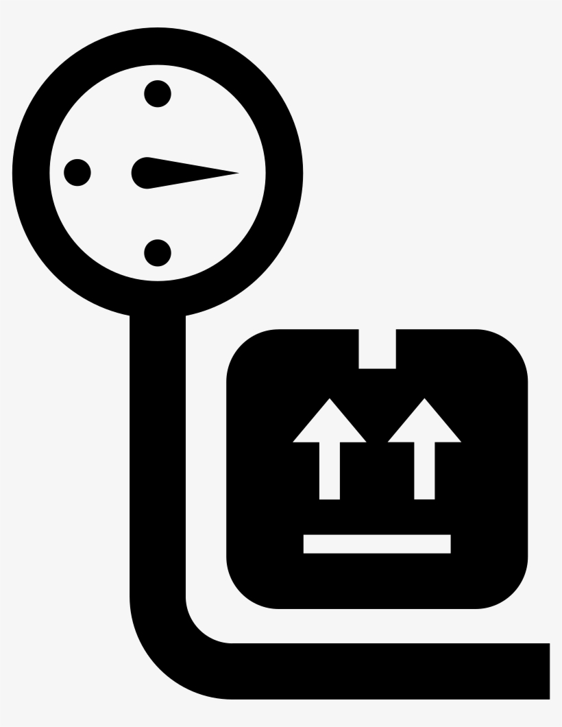 Weight Of Delivery Package On A Scale Comments - Weight Scale Png Icon, transparent png download