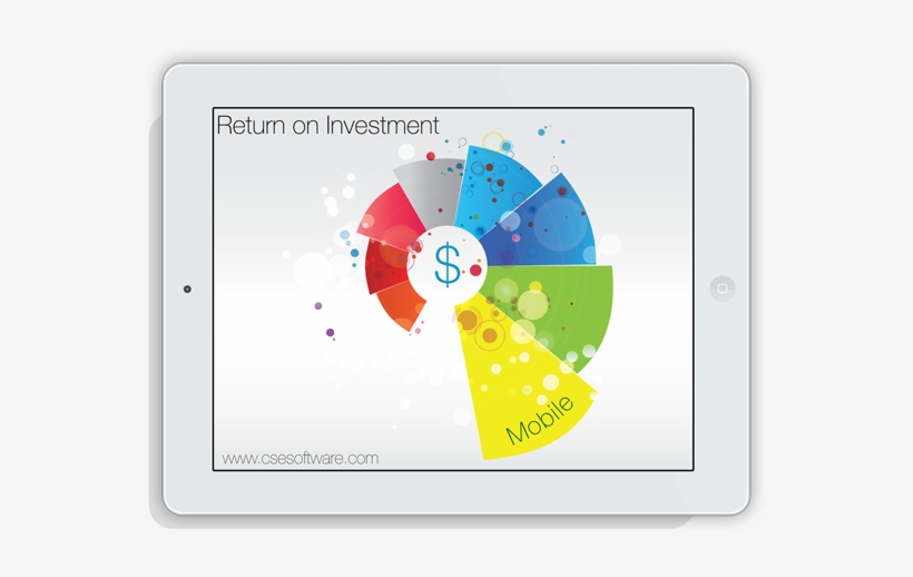 Mobile Learning Shows Return On Investment For Business - Circle, transparent png download