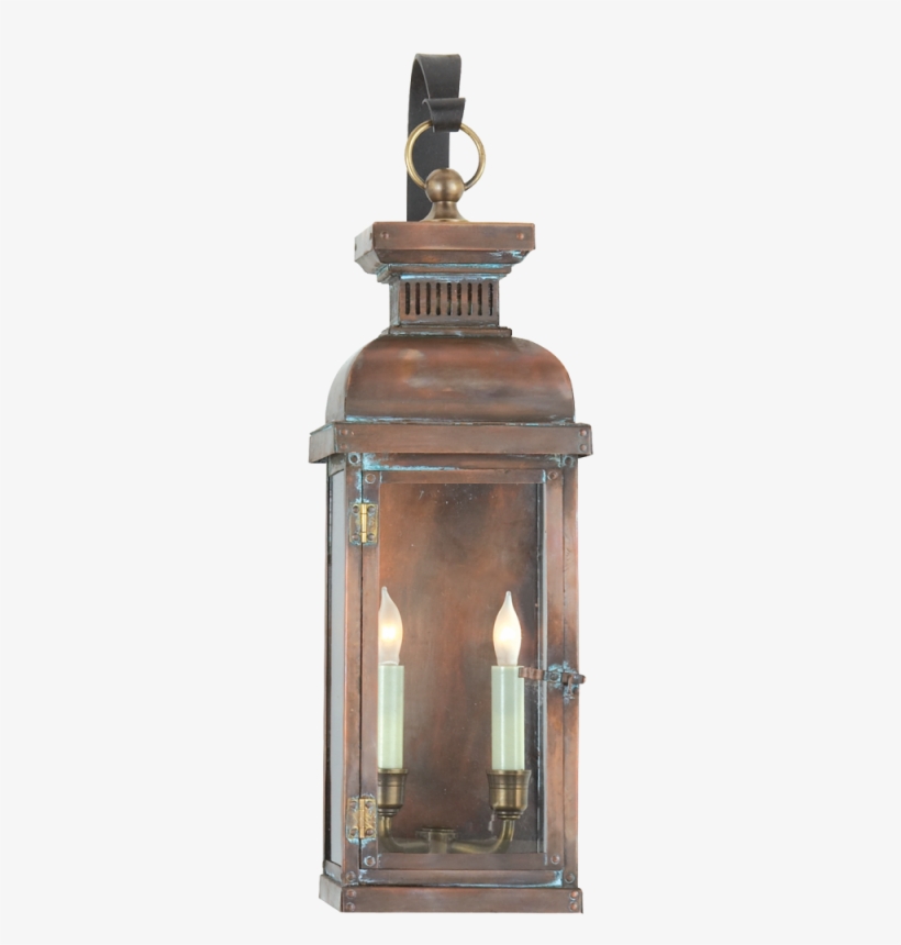 Suffork Medium Scroll Arm Lantern In Natural Cop - Visual Comfort Cho2064nc E. F. Chapman Suffork 2 Light, transparent png download